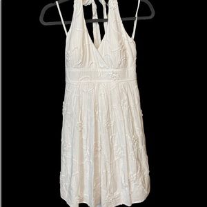 B. Wear Byer California White Halter Dress Size 9